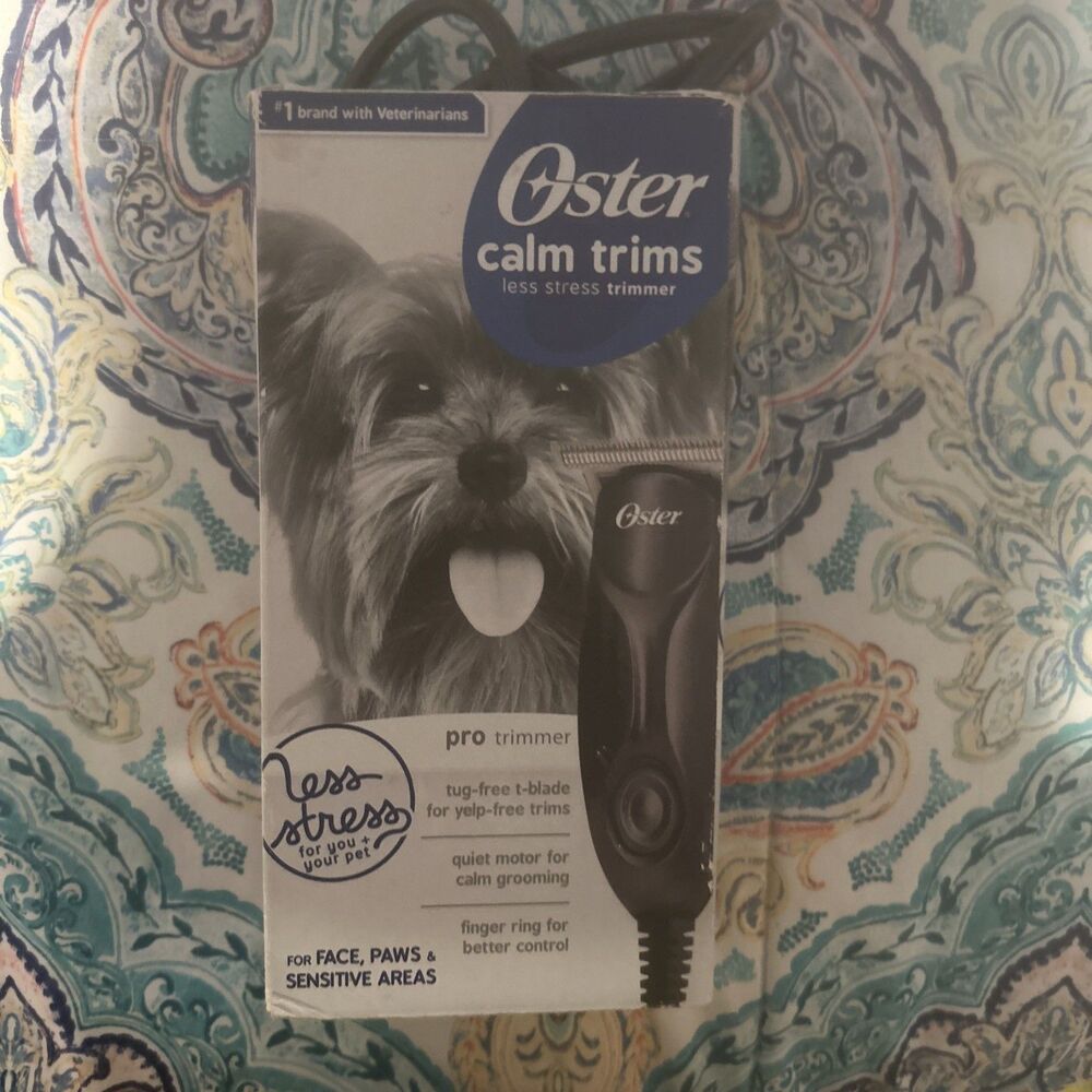 #8738 Oster Calm Trims Pro Pet Trimmer Dog Grooming Clippers Tested Working